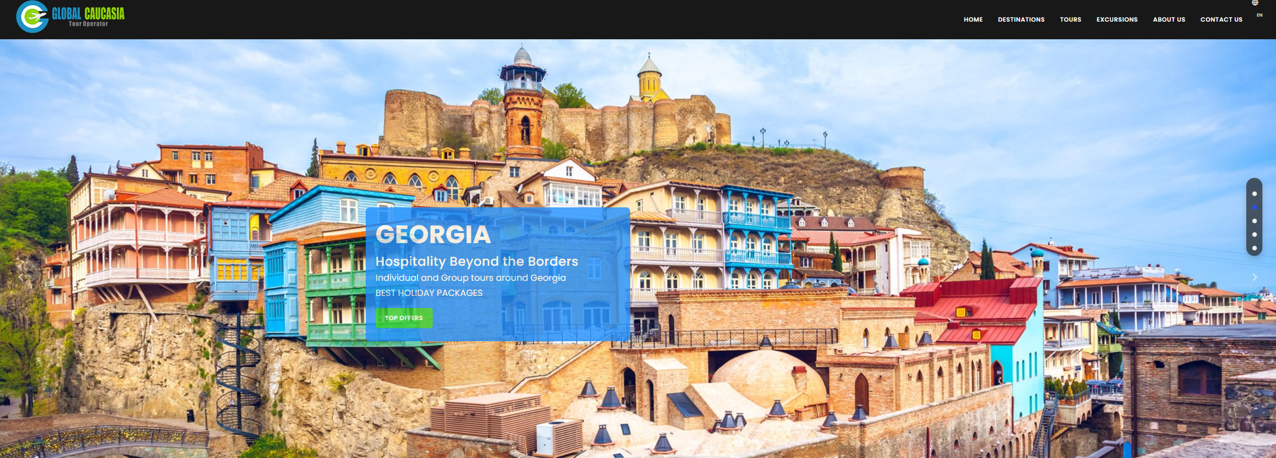 Global Caucasia website screenshot