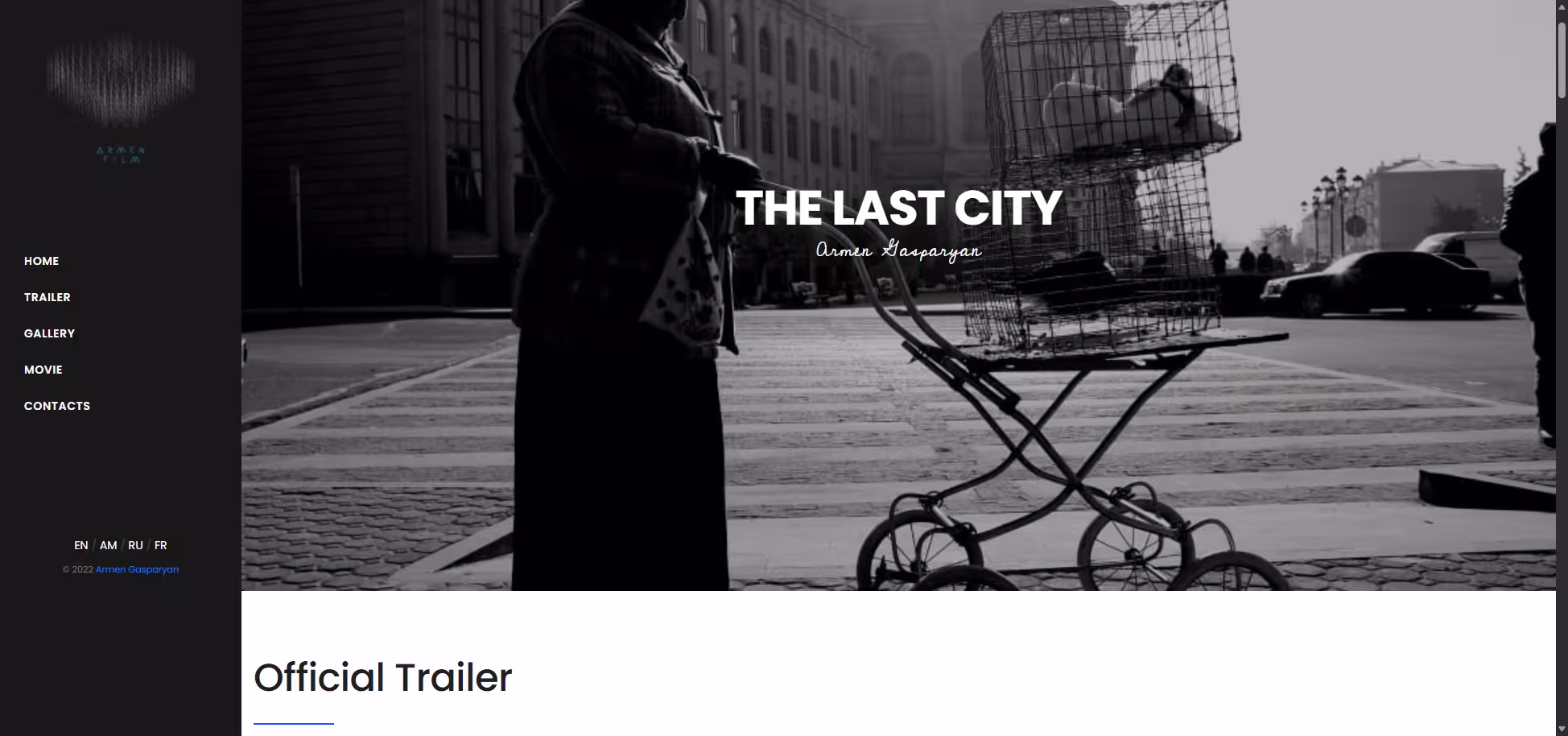 The Last City website screenshot