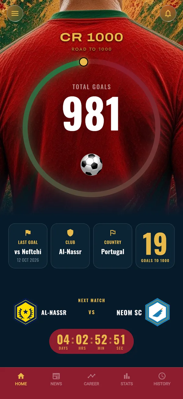 CR1000 home screen
